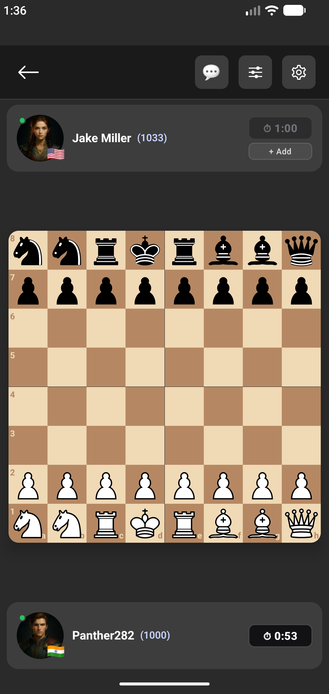Chess Battles Chess960 Mode