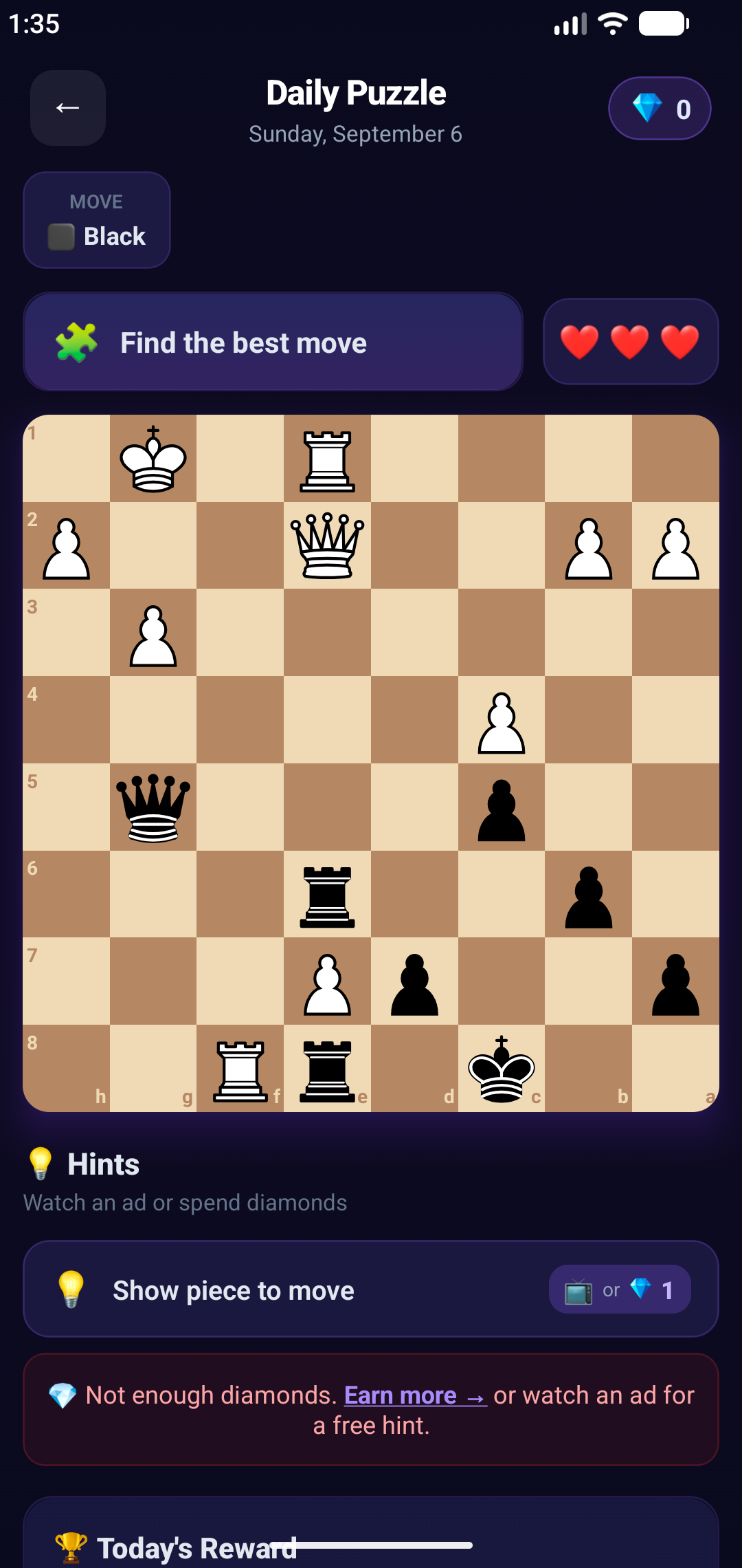 Chess Battles Daily Challenges